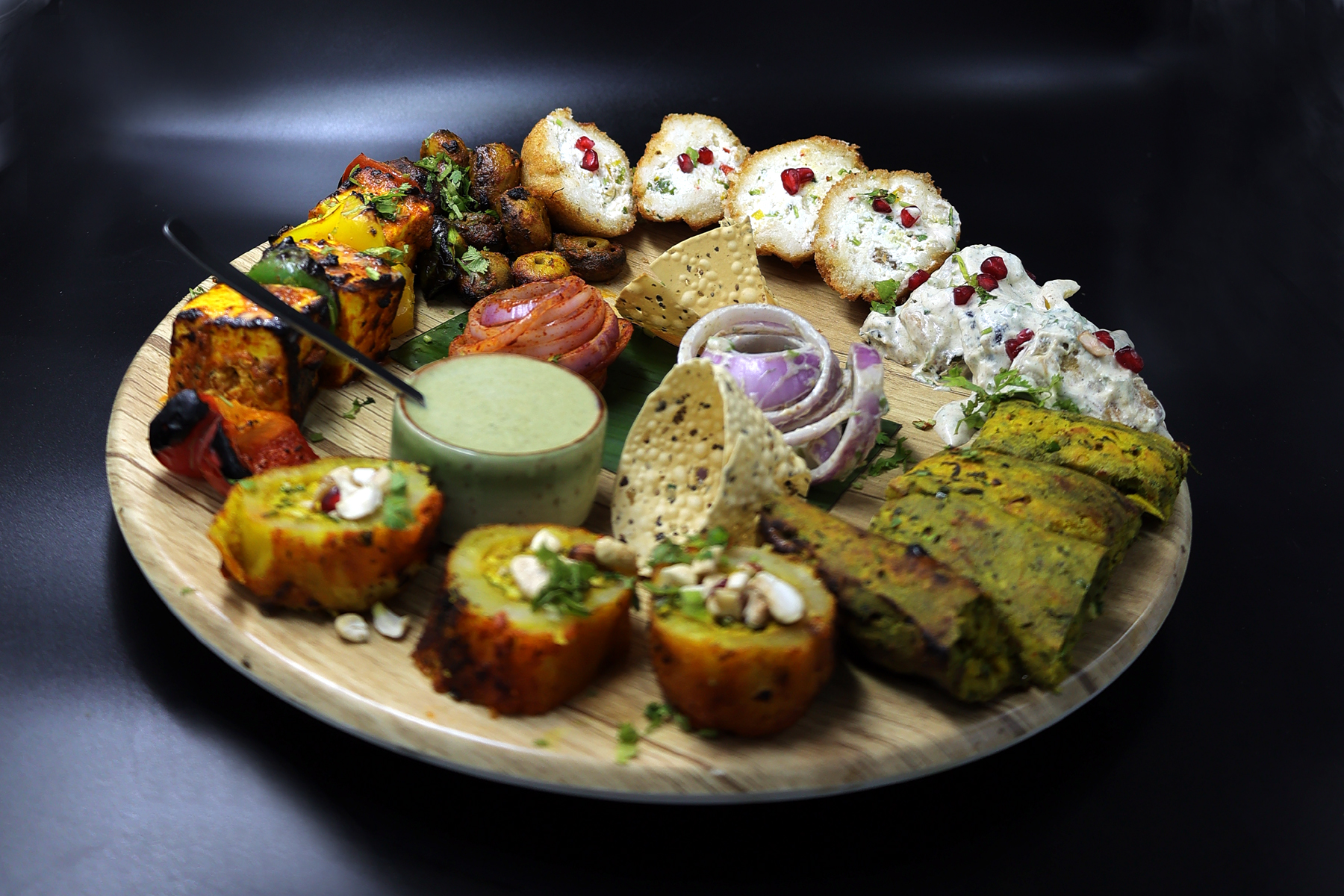 W VEG KABAB PLATTER (2) W VEG KABAB PLATTER (2)