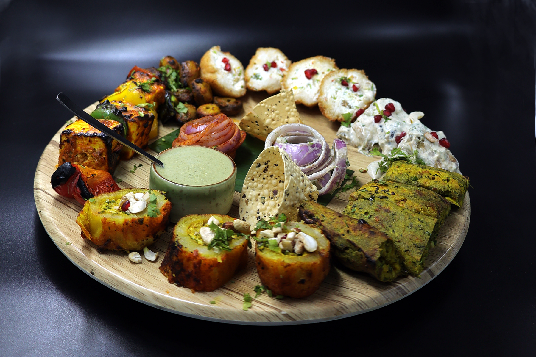 W VEG KABAB PLATTER (3) W VEG KABAB PLATTER (3)