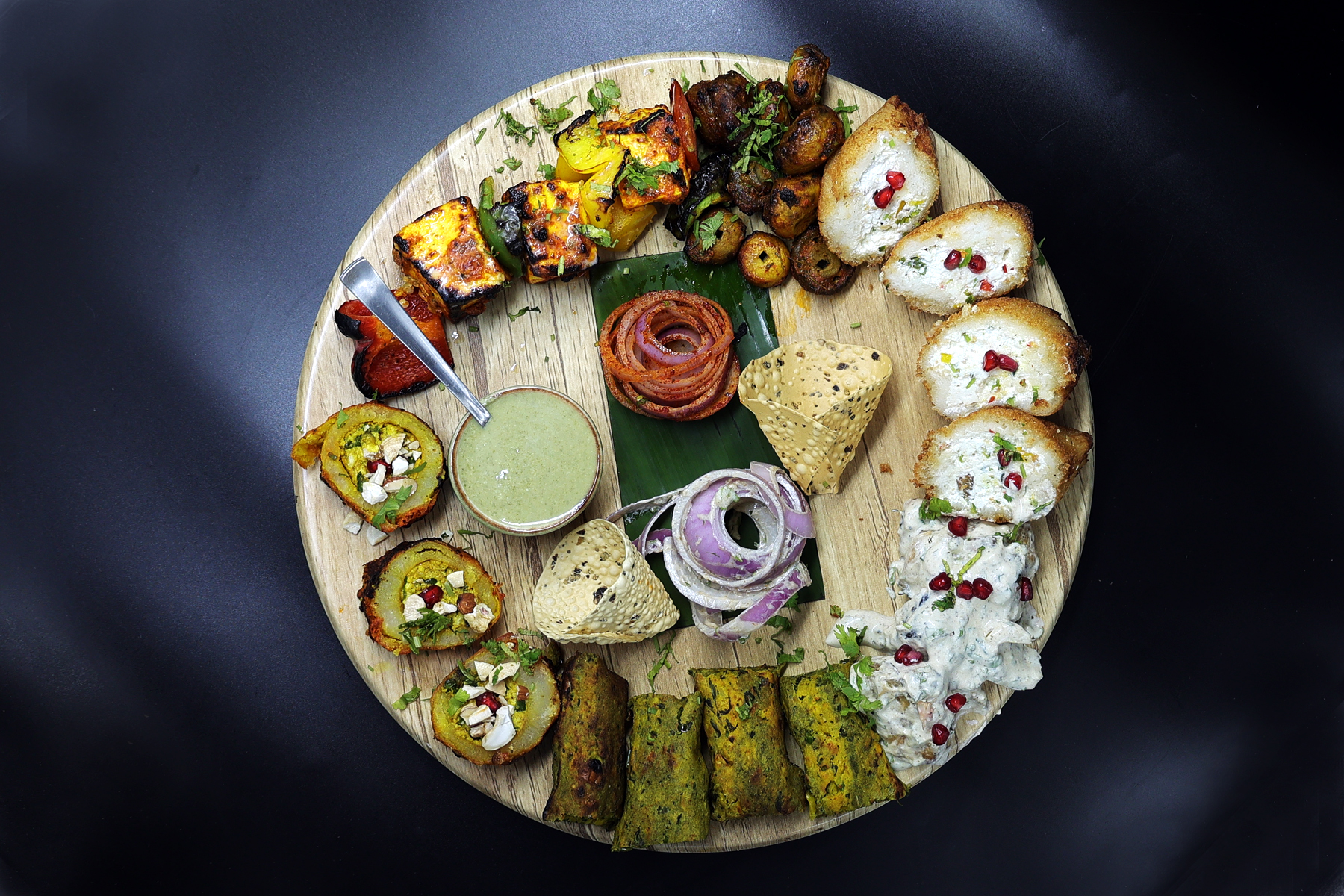 W VEG KABAB PLATTER (4) W VEG KABAB PLATTER (4)