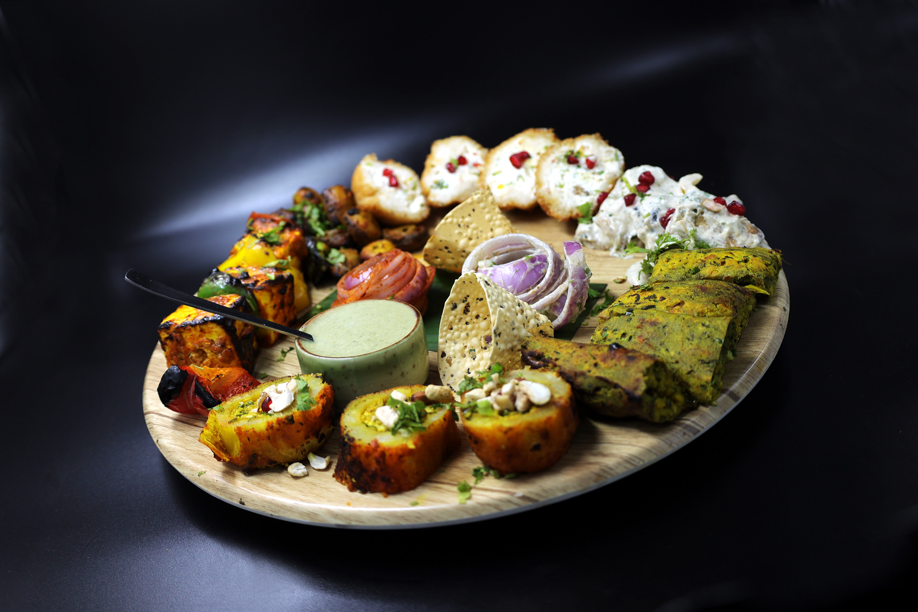 W VEG KABAB PLATTER (5) W VEG KABAB PLATTER (5)