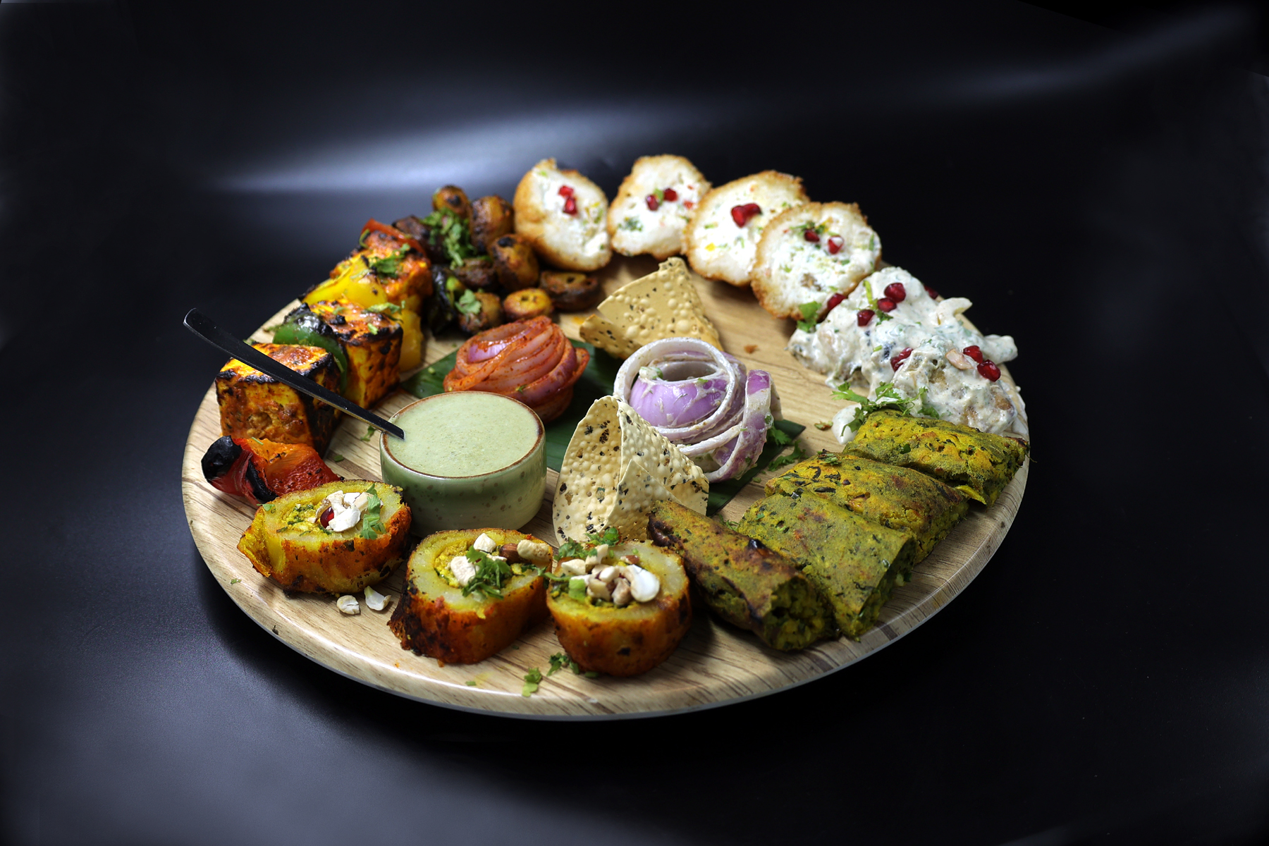 W VEG KABAB PLATTER (6) W VEG KABAB PLATTER (6)